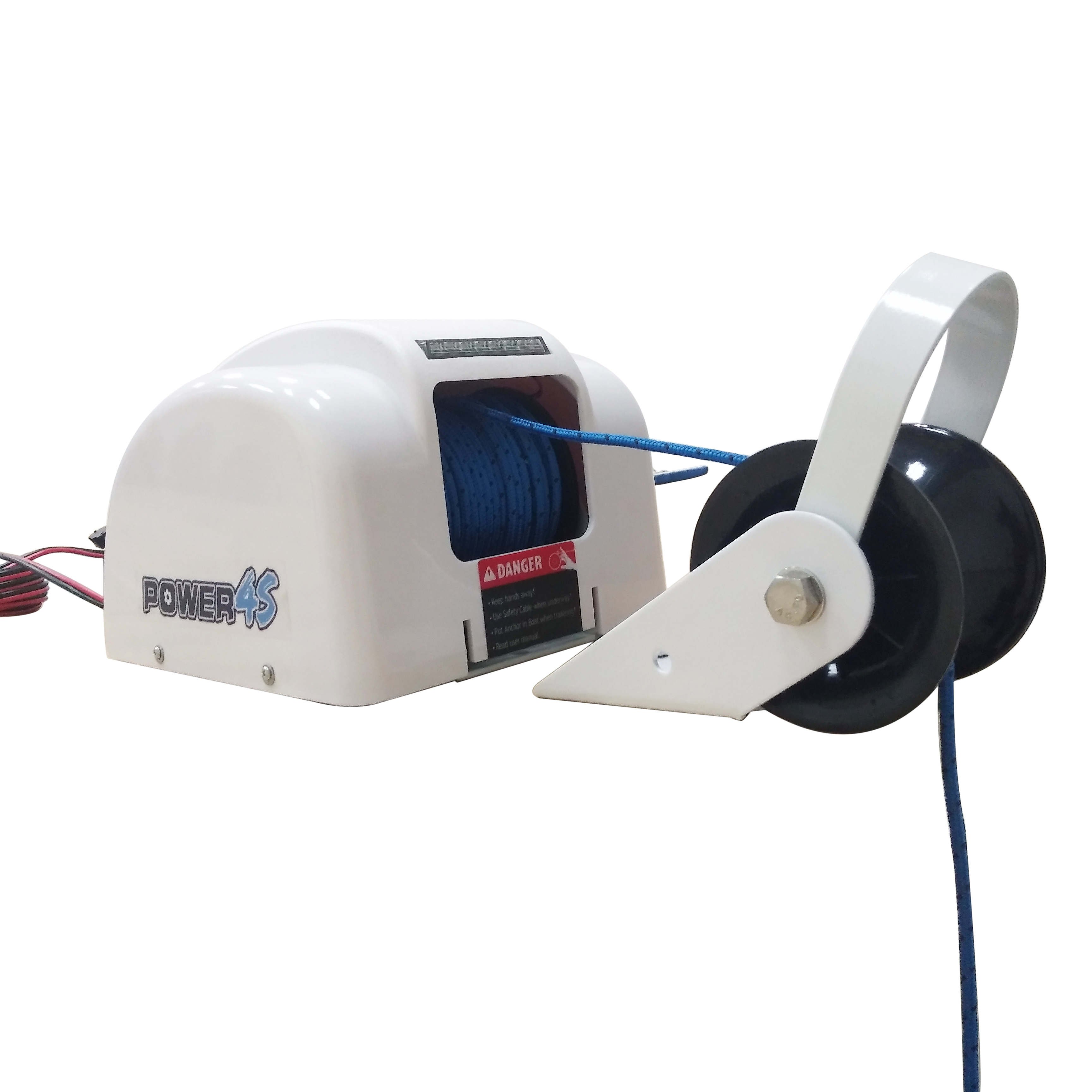 12V AutoDepoly Anchor Winch With WRC/SSK for 45 Lb. Anchor Saltwater Marine Boat